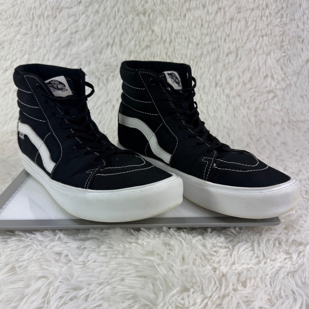 Vans LXVI Sk8-Hi Lite UltraCush Black White Men's 10.5